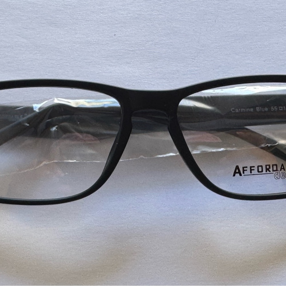 Affordable Carmine Blue 55/17/140 Eyeglass Frame